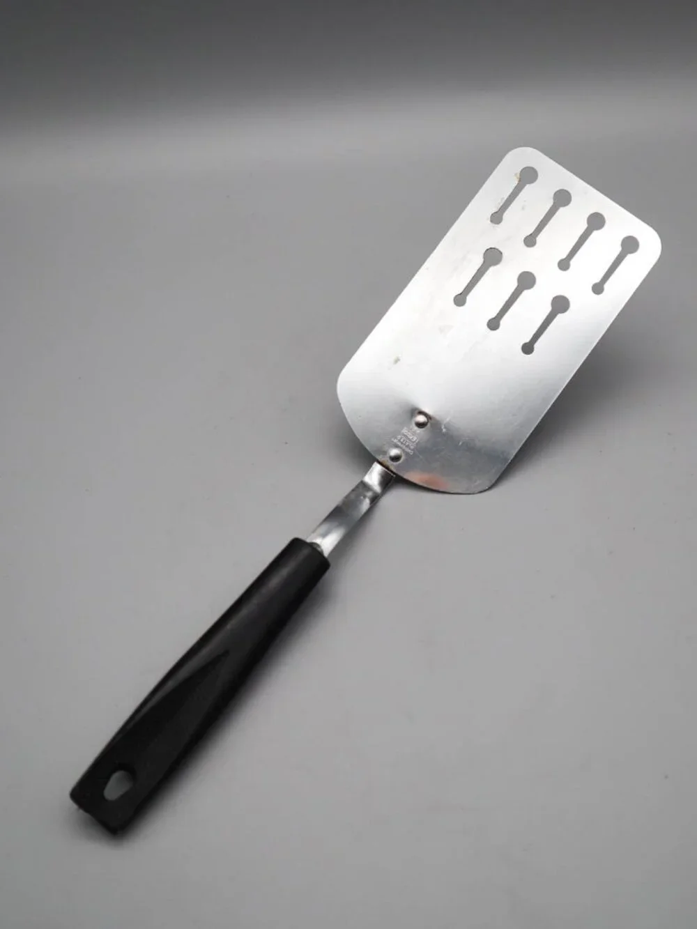 Vintage Ekco Chromium Plated Spatula Turner Keyhole Slots 11